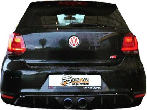 Volkswagen Polo (2010-2014) Gti R400 Arka Tampon Eki - Difüzör (Plastik)