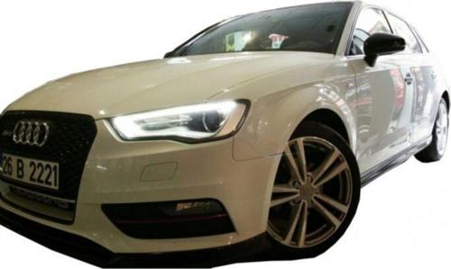 Audi A3 Series 8V (2012-2016) Hatchback/Sedan Kasa Uyumlu Yan Marşpiyel Seti (Plastik)