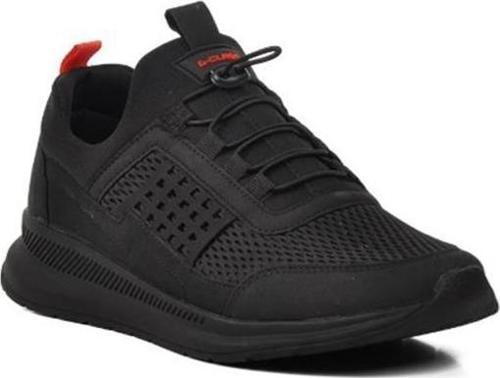 610-24 Trend Fashıon Sneakers Erkek Ayakkabı Siyah Kırmızı