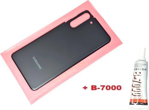 Samsung Galaxy S21 Arka Pil Batarya Kapağı (CAM+B-7000) SİYAH