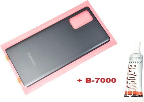 Samsung Galaxy Note 20 Arka Pil Batarya Kapağı (CAM+B-7000) SİYAH