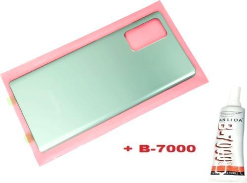 Samsung Galaxy Note 20 Arka Pil Batarya Kapağı (CAM+B-7000) YEŞİL