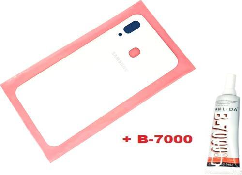 Samsung Galaxy A30 A 305 Arka Pil Batarya Kapağı (B-7000) BEYAZ