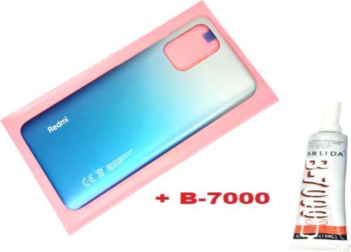 Xiaomi Redmi Note 10S (4G) Arka Pil Batarya Kapağı (B-7000) MAVİ