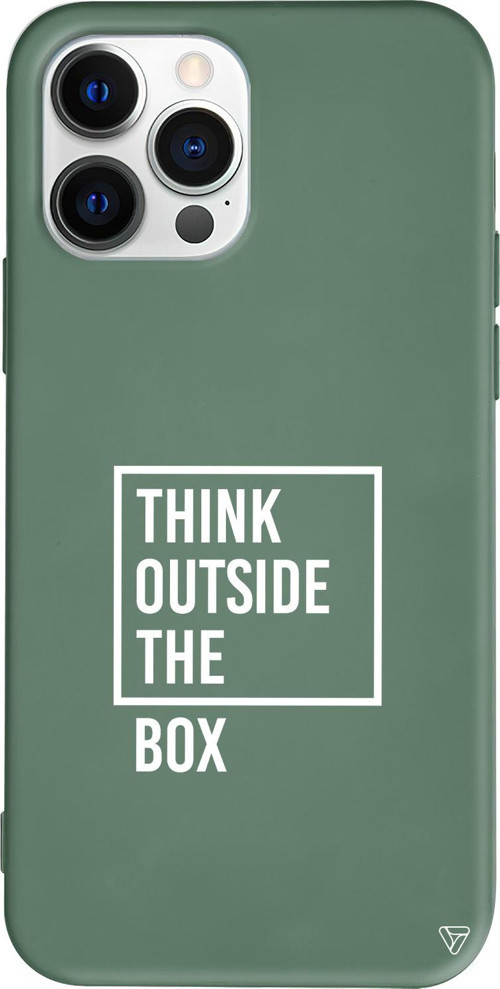 iPhone 15 Pro Max Uyumlu Yeşil Renkli Silikon Outside Box 2 Telefon Kılıfı