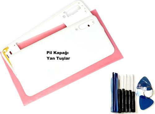 Samsung Galaxy A30S (A307) FULL ORJ KASA Arka Pil Batarya Kapağı (TAMİR SETİ) SİYAH