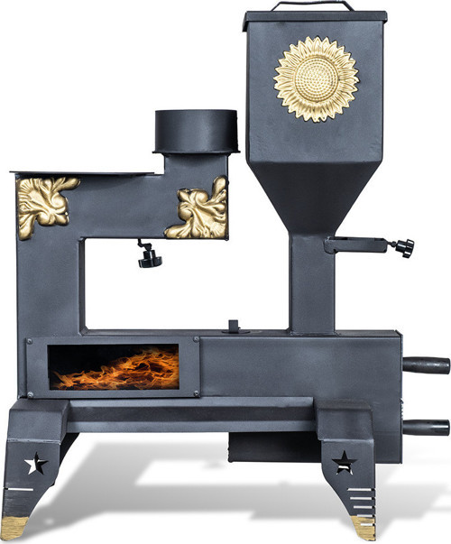 Pelet Soba M001 Mini Pelet Sobası (Desenli Model)