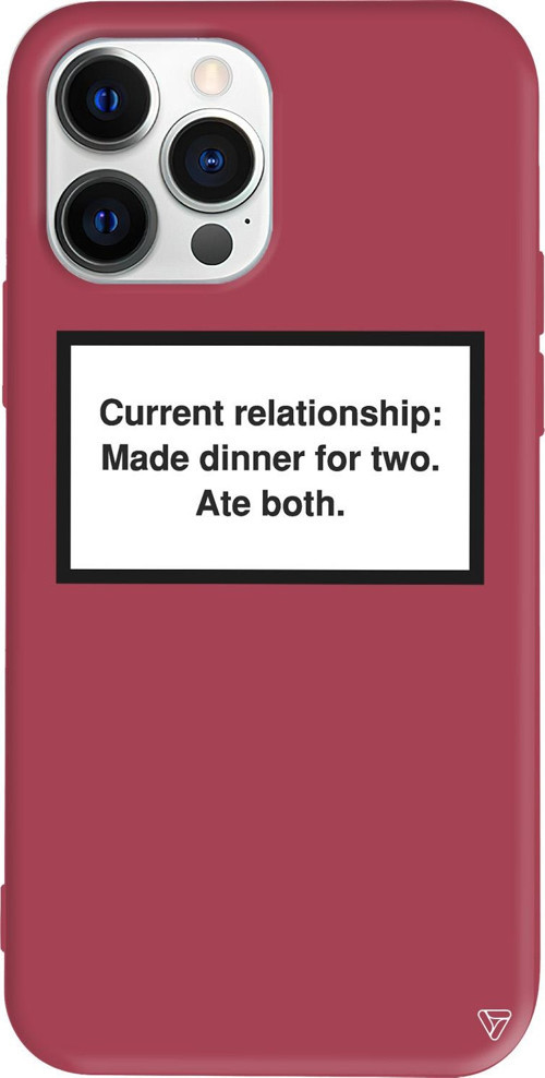 iPhone 15 Pro Uyumlu Bordo Renkli Current relationship: Made dinner for two. Ate both.