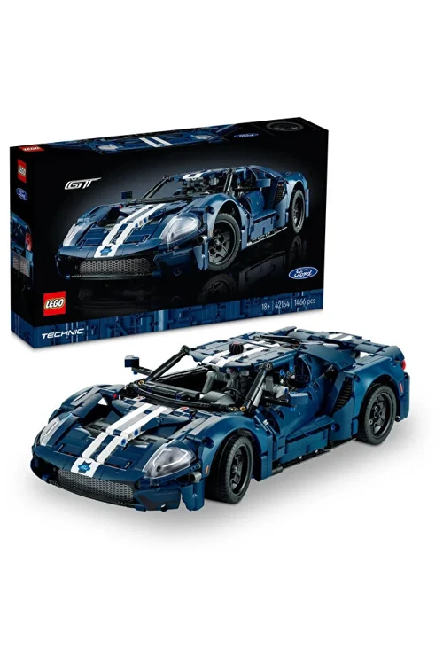 Technic 2022 Ford GT 42154 - Yetişkinler İçin Koleksiyonluk Model Yapım Seti (1466 Parça)