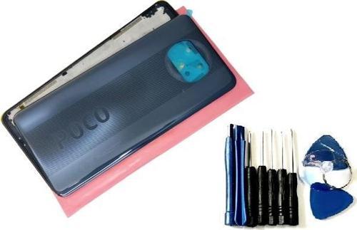 Xiaomi Poco X3 / Poco X3 Nfc FULL ORJ KASA Arka Pil Kapağı (TAMİR SETİ) SİYAH