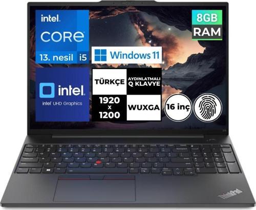 Thinkpad E16 Gen1 İ5-1335U 8 Gb 2 Tbssd 16" Wuxga Windows 11 Pro 21Jn0005Tx Bt44