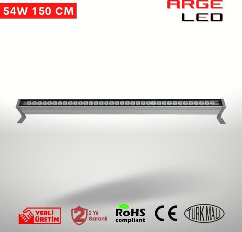 4000K Ilık Beyaz Wallwasher Duvar Boyama 150 cm (54W) Projektör