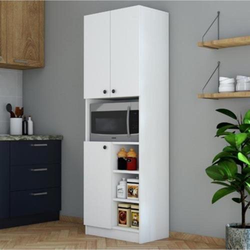 3002 Order 3 Kapaklı Çok Amaçlı Dolap Beyaz Renk
