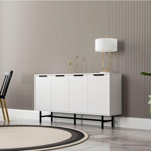4610 Blanco 145 Cm (Metal Ayaklı) Konsol Beyaz