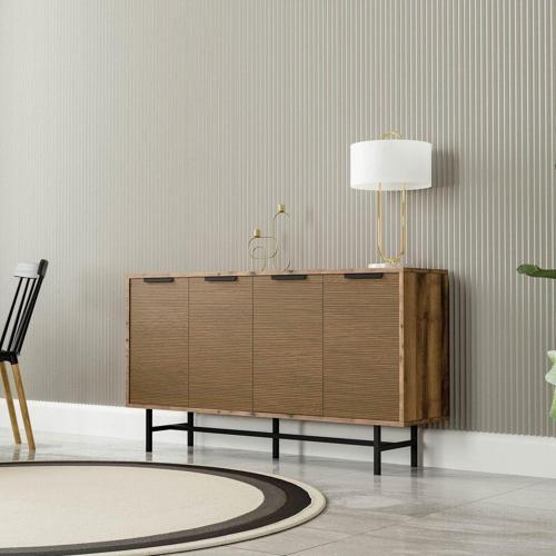 4614 Blanco 145 Cm (Metal Ayaklı) Modern Konsol Hat Kaplan