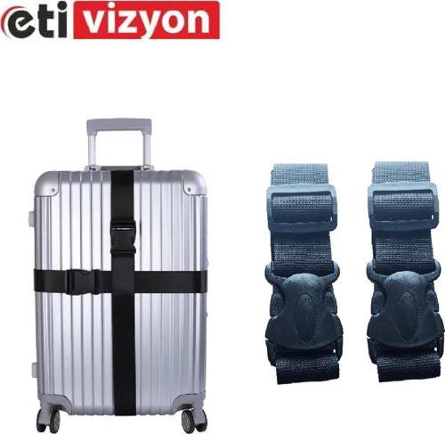 Valiz Bavul Emniyet Kemeri 2 Adet SİYAH