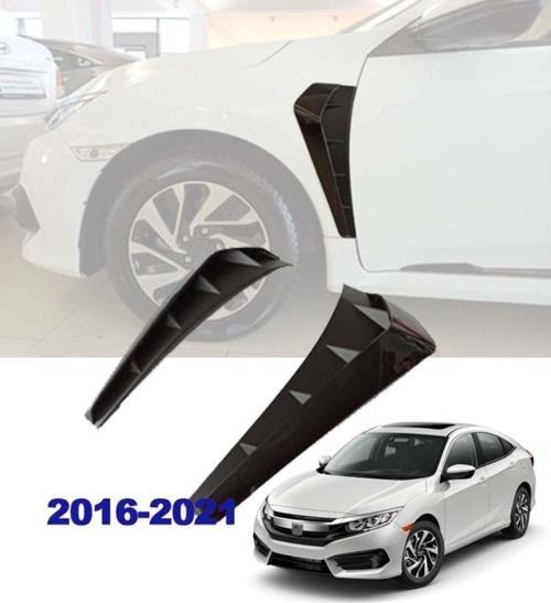 Honda Civic Uyumlu Fc5 Için Çamurluk Venti Kalın Tip (Boyasız) 2016+