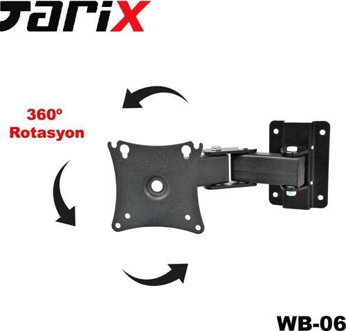 WB-06  Hareketli Monitör Duvar Askı Aparatı