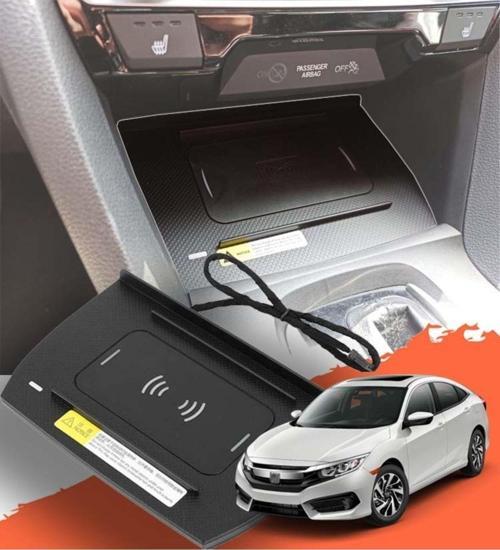 Honda Civic Uyumlu Fc5/Fk7 Için Kablosuz Şarj Cihazı 2016+