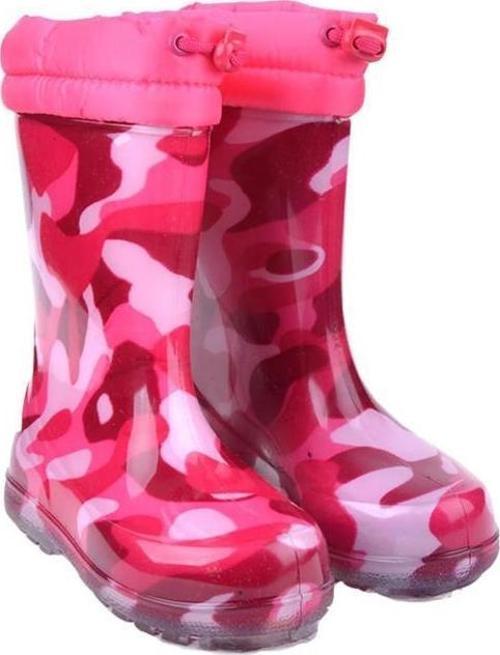 222 Kürklü Su Geçirmez Yağmur Çocuk Çizme 26-36