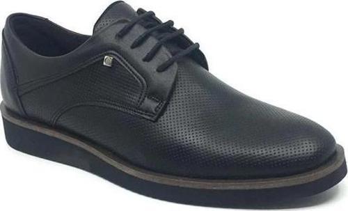 455 Royal Siyah Karamel Deri Casual Erkek Ayakkabı