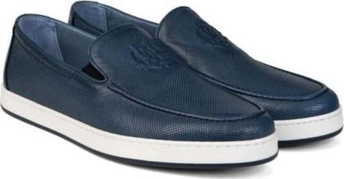 63479 Baskı Hakiki Deri Loafer Erkek Ayakkabı