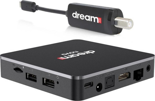 Nova 4K Google Lisanslı Android Tv Box + Dreamstar Orjinal Type-C Dvbs Tuner
