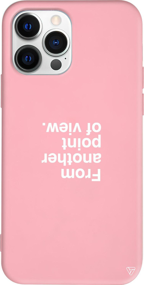 iPhone 15 Pro Uyumlu Pembe Renkli Silikon Another Point Telefon Kılıfı