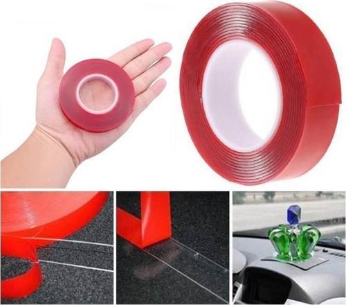 Çift Taraflı Silikonlu Montaj Bantı Dış Mekan İç mekan Montaj Bandı 19mmx2m