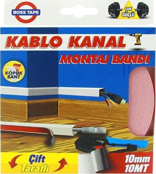 Kablo Kanal Yapıştırma Bantı 10mmX10Mt