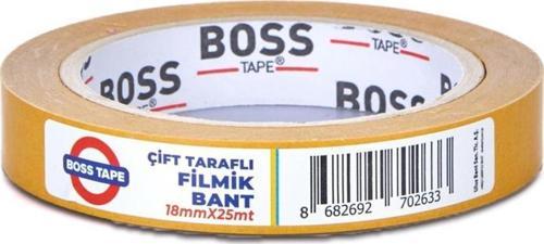 Boss Çokamaçlı Çift Taraflı Filmik Bant 18mmx25mt