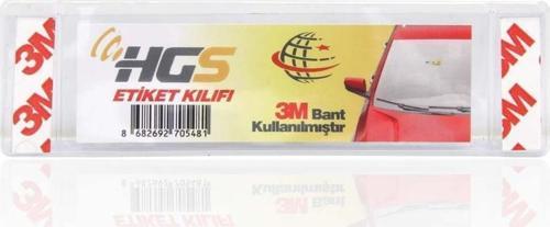HGS Etiket Kılıfı Etiket Kabı Pvc 3M Yapıştırıcılı 2022 Etiket Uyumlu 1Adet