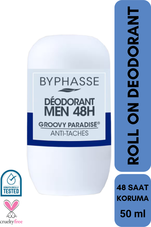 48H Men Roll-on Deodorant Groovy Paradise 50ml