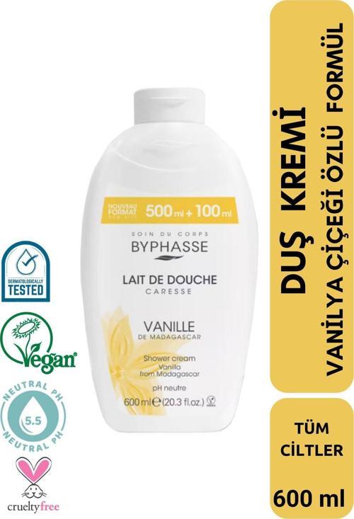 Caresse Vanilya Çiçeği Özlü Kremli Duş Jeli 600ml