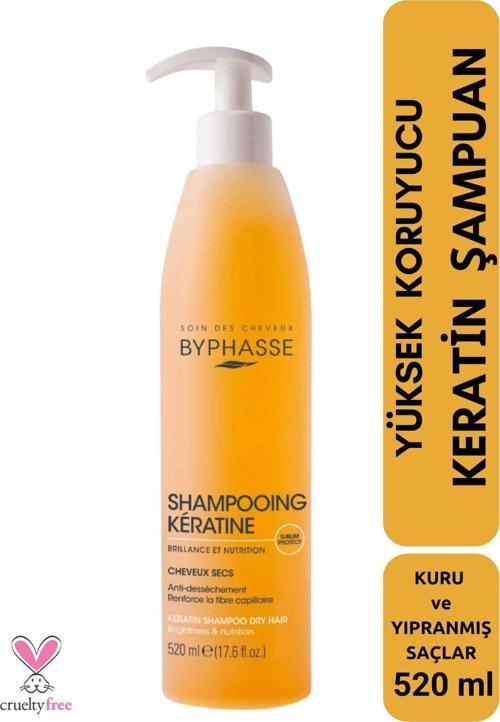 Keratin Şampuan Kuru Saçlar Yüksek Koruyucu 520 ml