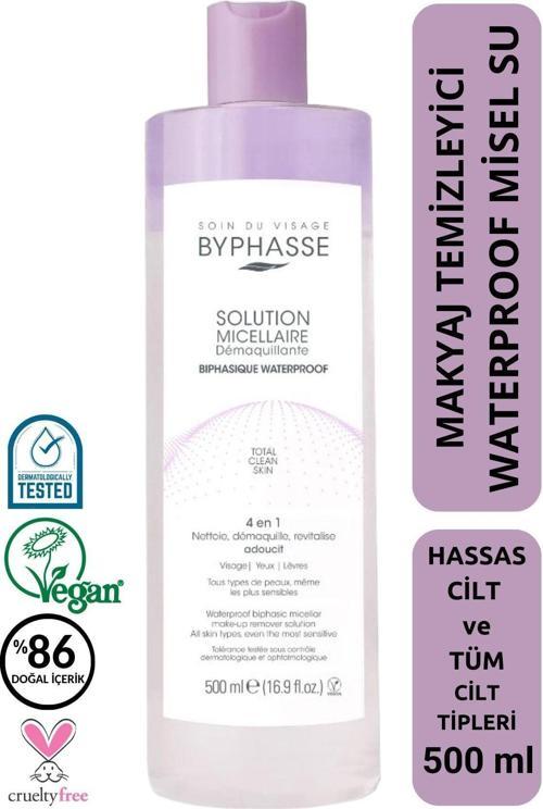 Micellar Çift Fazlı Yüz ve Makyaj Temizleyici Tüm Ciltler 500ml