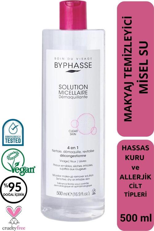 Micellar Yüz ve Makyaj Temizleyici Misel Su Kuru,Hassas ve Allerjiye Meyilli Ciltler 500ml