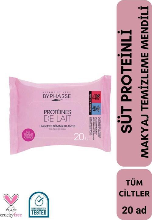 Süt Proteinli Makyaj Temizleme Mendili Tüm Ciltler 20 adet