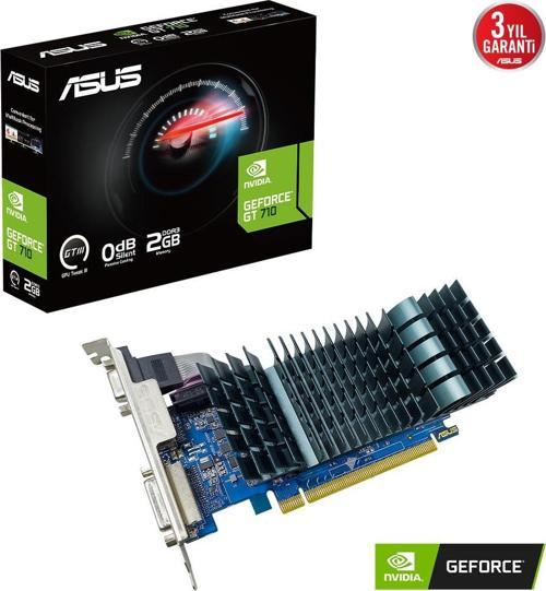 GeForce GT 710 Evo GT710-SL-2GD3-BRK-EVO 2GB DDR3 64Bit DX12 Ekran Kartı