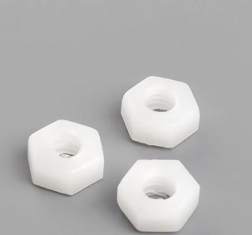 10 Adet Plastik Somun Metrik 3 Somun Beyaz Arduino, Proje Somunu PN-310