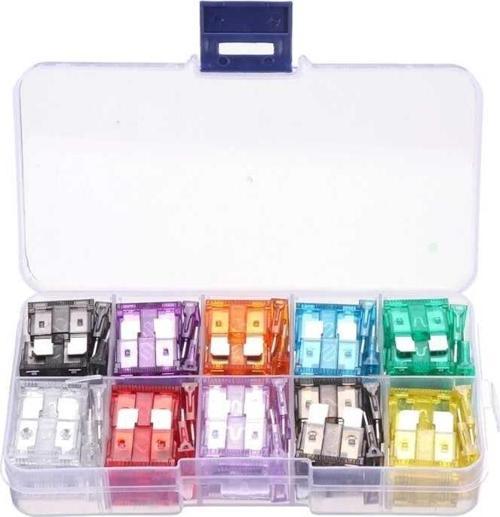 Araba Sigorta Seti 100 Adet, Araç Car Fuse Set 100pcs 32V Kutulu