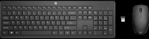 235 1Y4D0AA Siyah Kablosuz Klavye Mouse Seti 2,4 GHz 1600 DPI (Pil Süresi 16 ay)