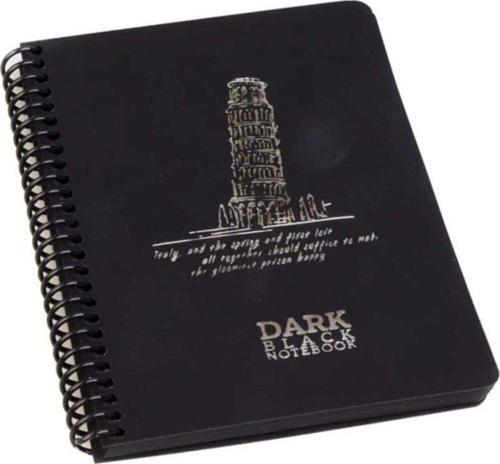 Dark Black 50 Yaprak Çizgisiz 12x17 Defter
