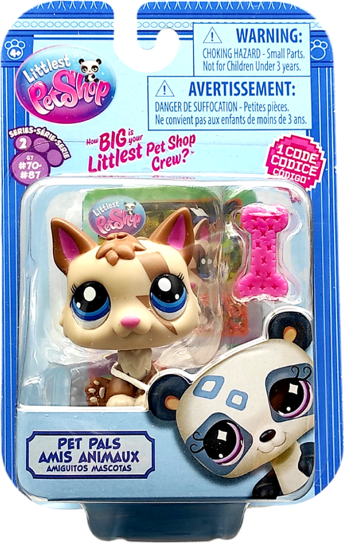 Littlest Pet Shop Tekli Figür 00522 G7#73 KAHVERENGİ KÖPEK