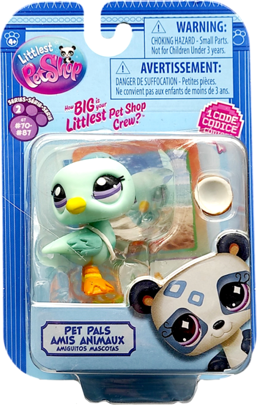 Littlest Pet Shop Tekli Figür 00522 G7#78 TURKUAZ KUŞ