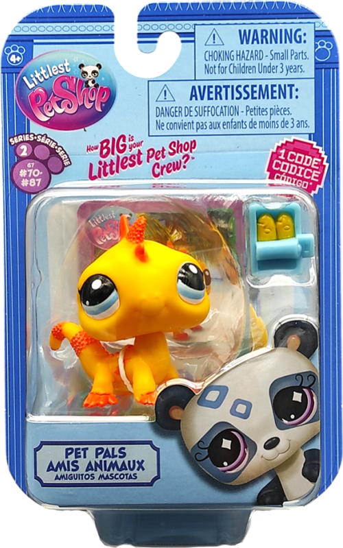 Littlest Pet Shop Tekli Figür 00522 G7#83 SARI IGUANA