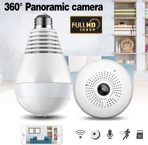 Ip-28 Ampul Şeklinde 360 Derece Panoramik Wifi Ağ Ip Kamera