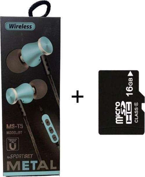 16 Gb Hafıza Kartı Hediyeli Bluetooth Kulaklık Mp3 Çalar