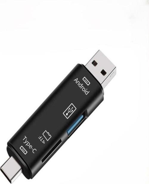 5'İ 1 Arada Usb Flash Bellek & Tf Kart Micro Sdhc Kart Okuyucu Otg Type C Micro Usb Otg