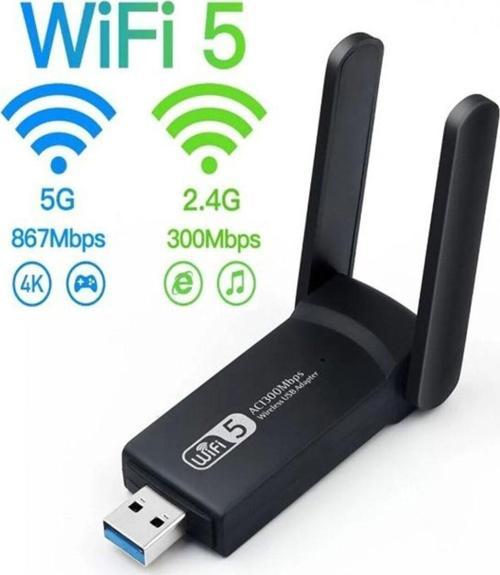 Dual Band Usb 3.0 Adaptör Kablosuz Wifi Alıcı Ac1300 Mbps - Güncel Sürüm